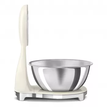 SMEG Analog and Digital Kitchen Scale Cream KSF01CRWW