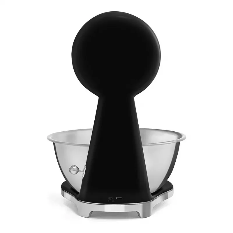 SMEG Analog and Digital Kitchen Scale Black KSF01BLWW