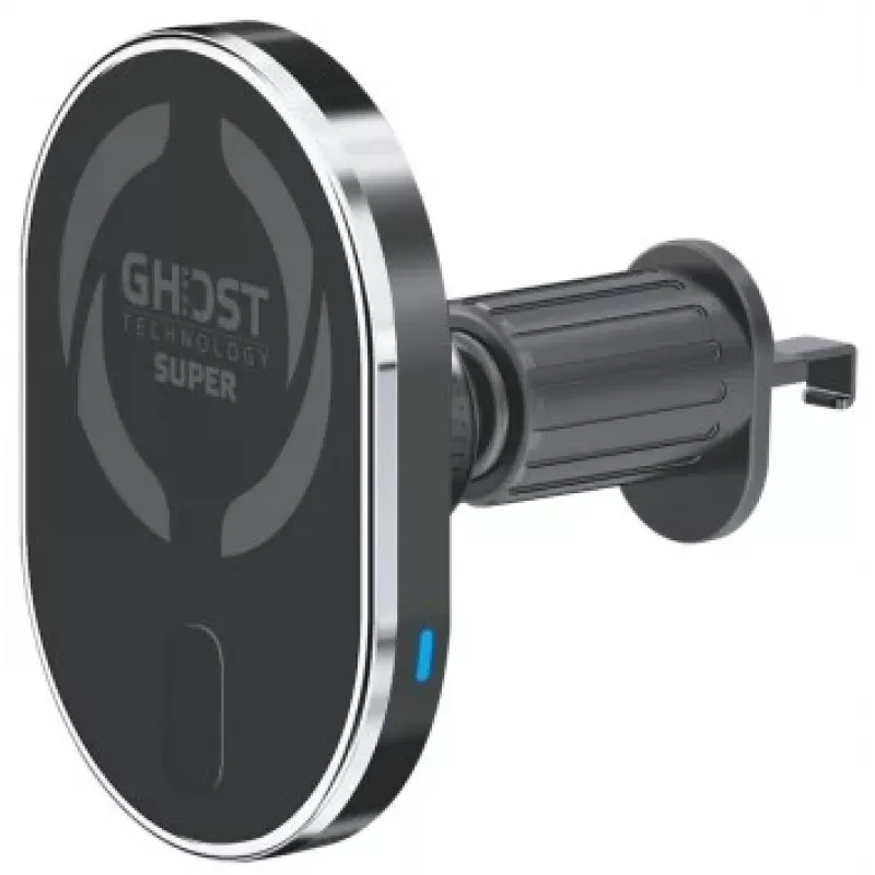 CELLY MagSafe Car Holder with Wireless Charging - 15W Qi Fast Charge, Air Vent Mount, 360° Rotation, Black