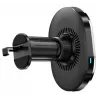 CELLY MagSafe Car Holder with Wireless Charging - 15W Qi Fast Charge, Air Vent Mount, 360° Rotation, Black