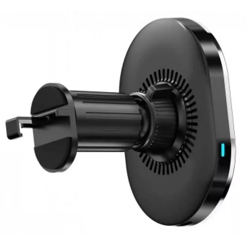 CELLY MagSafe Car Holder with Wireless Charging - 15W Qi Fast Charge, Air Vent Mount, 360° Rotation, Black
