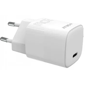 CELLY TC1USBC20WEVOWH USB-C Wall Charger 20W White