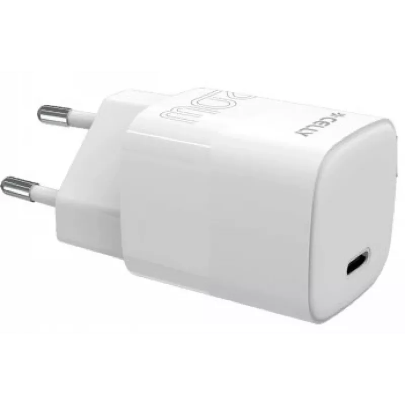 CELLY TC1USBC20WEVOWH USB-C Wall Charger 20W White