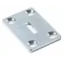 BFT ATHOS Welding Base for Sliding Gate Operators (N999724) - Raw Steel Mounting Plate