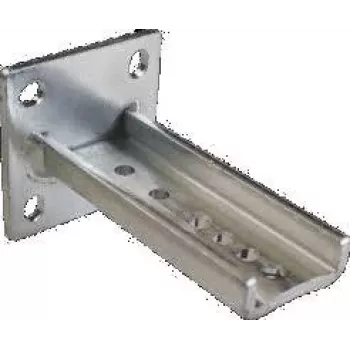 BFT SFR L-B Long Adjustable Mounting Bracket (Screw-on) for Gate Post, 1 Actuator