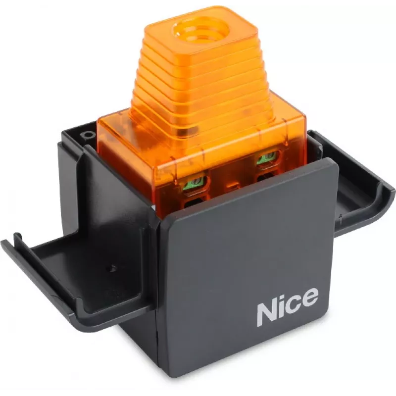 NICE ELAC LED Flashing Light with Built-in Antenna 90-230V Orange