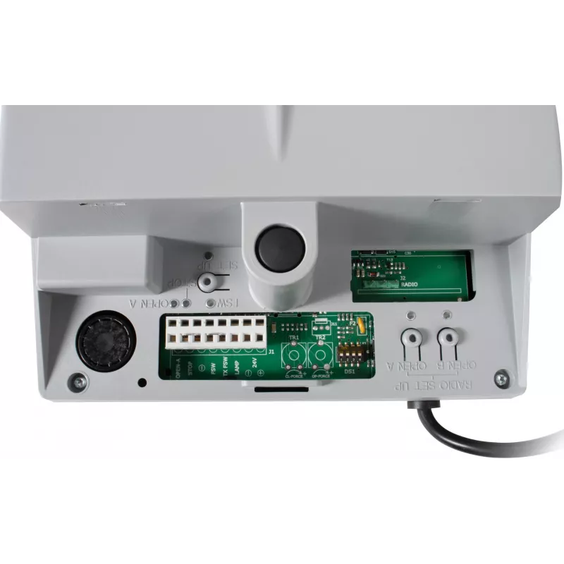 FAAC D600 FDS Garage Door Opener Kit with 3m Kevlar Belt Two-Piece Rail