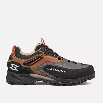 Garmont Akron GTX Via Ferrata Shoes - Dach Brown/Tango Red (EU 44.5)