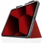 STM Dux Plus Case for Apple iPad 10.9-inch (10th Gen, 2022) - Red/Transparent - Bulk