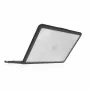 STM Dux Ultra Case for Apple MacBook Pro 13-inch / MacBook Air 13-inch, Black Frame / Clear Back, Military-Grade Drop Protection