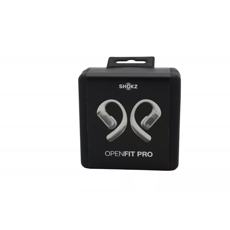 Shokz OpenFit Pro White - Open-Ear True Wireless Earbuds with DirectPitch Technology, Bluetooth 5.3, IP54, 28h Battery