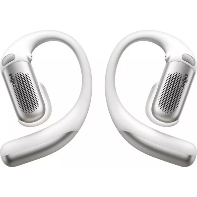 Shokz OpenFit Pro White - Open-Ear True Wireless Earbuds with DirectPitch Technology, Bluetooth 5.3, IP54, 28h Battery