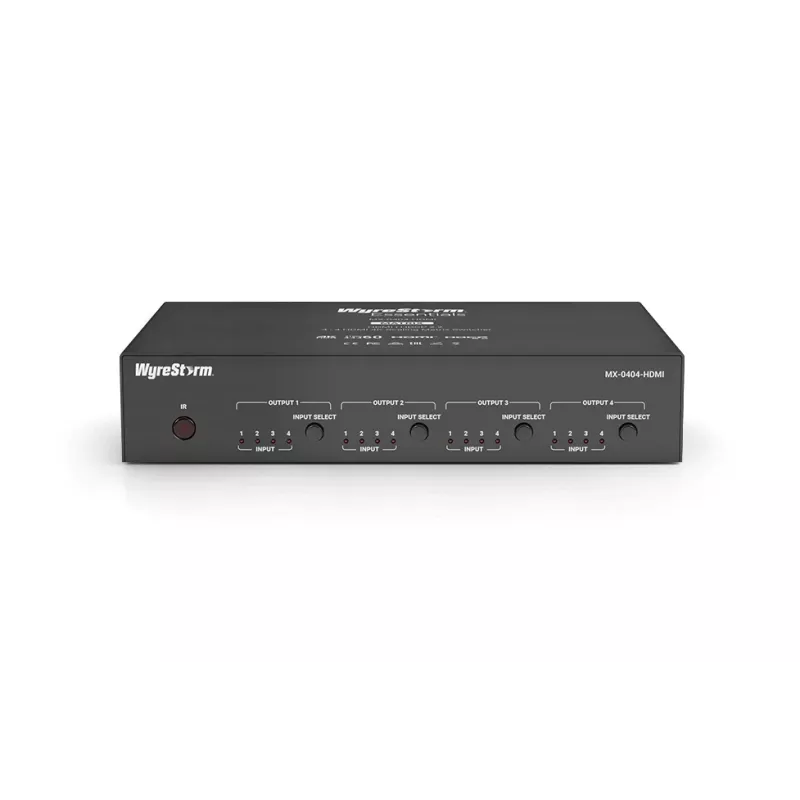 Wyrestorm 4x4 4K HDMI Matrix Switcher with Scaling Outputs