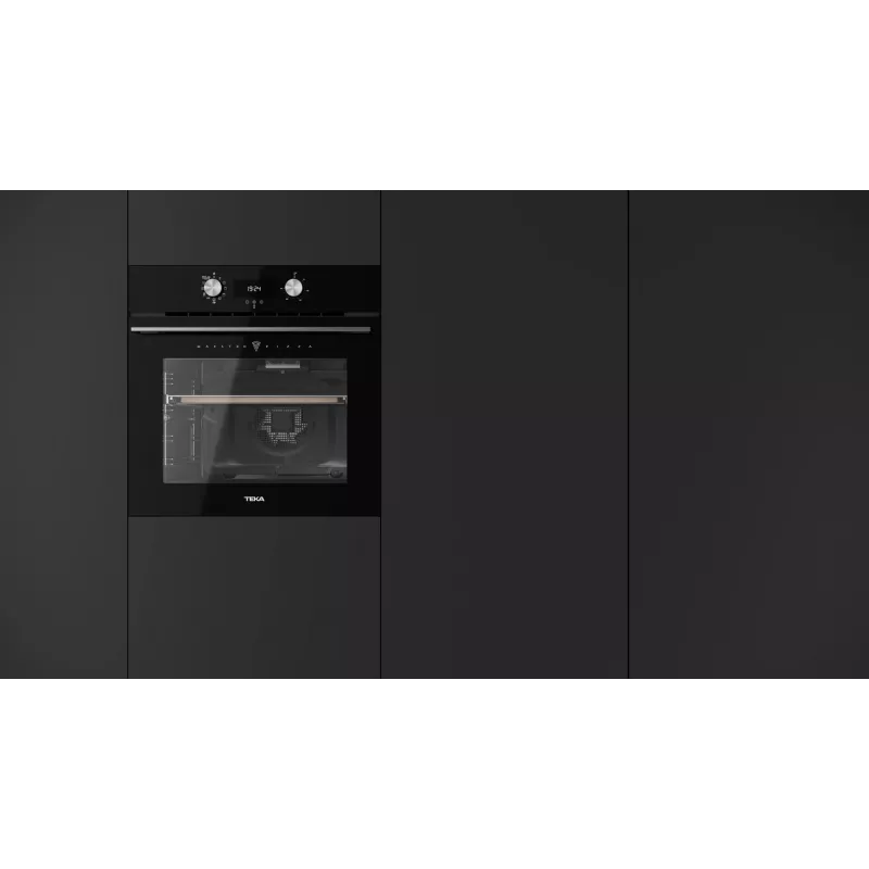 Teka HLB 8510 P 70 L Black Built-in Multifunction Pyrolytic Oven