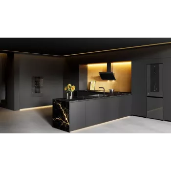 TEKA HLB 84-VGOGH 2199 Pyrolytic Multifunction Oven, 70L, A+, Black Glass with Van Gogh Design
