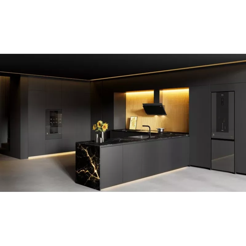 TEKA HLB 84-VGOGH 2199 Pyrolytic Multifunction Oven, 70L, A+, Black Glass with Van Gogh Design