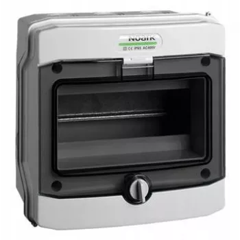 NOARK PHS 6T Surface Mounted Electrical Enclosure IP65 1x6 Modules Grey
