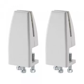 Neomounts Desk Clamp for NS-GLSPROTECT Series - 8-25 mm Desk Thickness - Set of 2, White