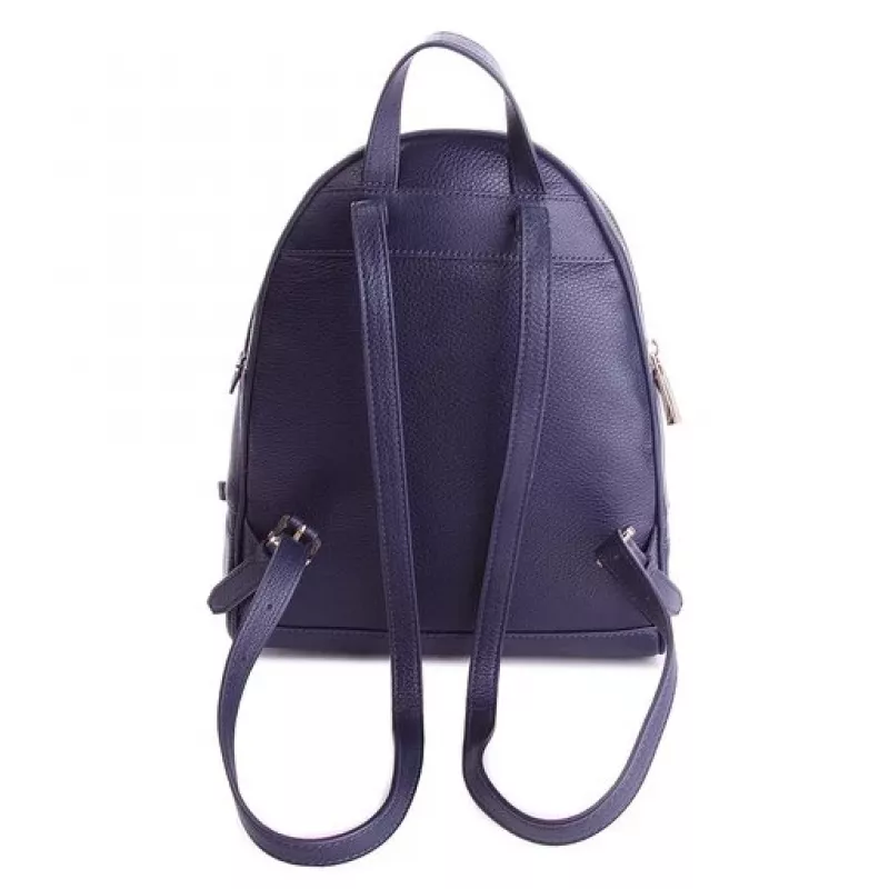 Michael Kors Rhea Backpack Navy Saffiano Leather Women's 27x26x14 cm