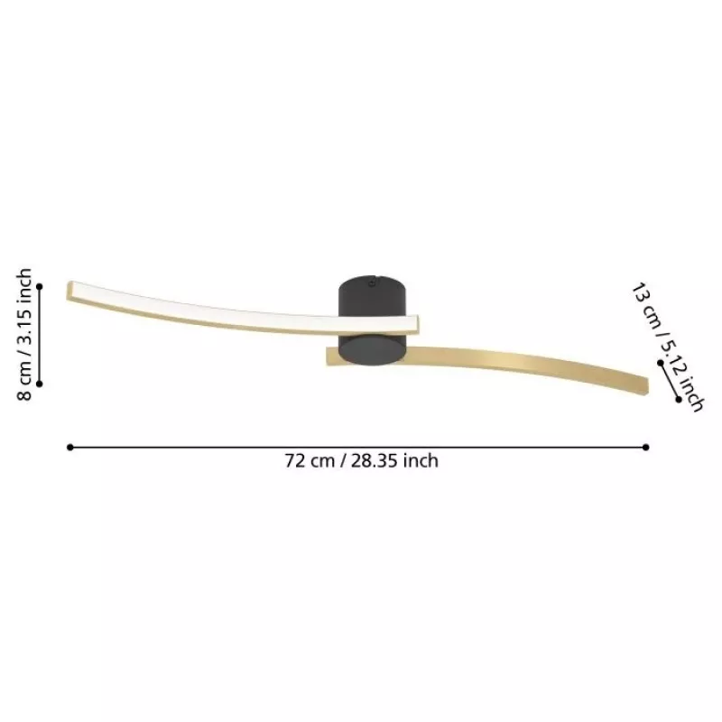 EGLO AIETA LED Ceiling Lamp 12W 1200lm 3000K White