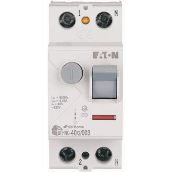 EATON xPole Home RCCB 40A 2P 30mA Type AC 6kA Residual Current Circuit Breaker