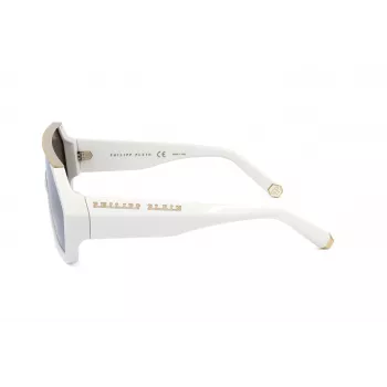 Philipp Plein Women's Sunglasses SPP047-3GFG Oversized Geometric Acetate UV400