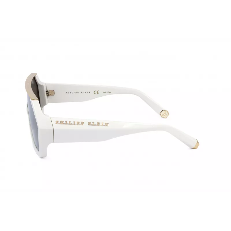 Philipp Plein Women's Sunglasses SPP047-3GFG Oversized Geometric Acetate UV400