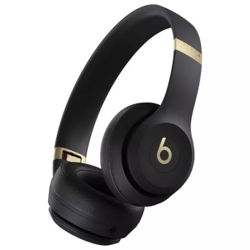 Beats Solo 4 Wireless Headphones Matte Black/Gold MC2L4