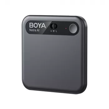 BOYA Notra Voice Recorder with AI Transcription - Black