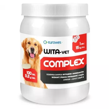 EUROWET Wita-Vet Complex 3.2g Dog Supplement - 100 Tablets