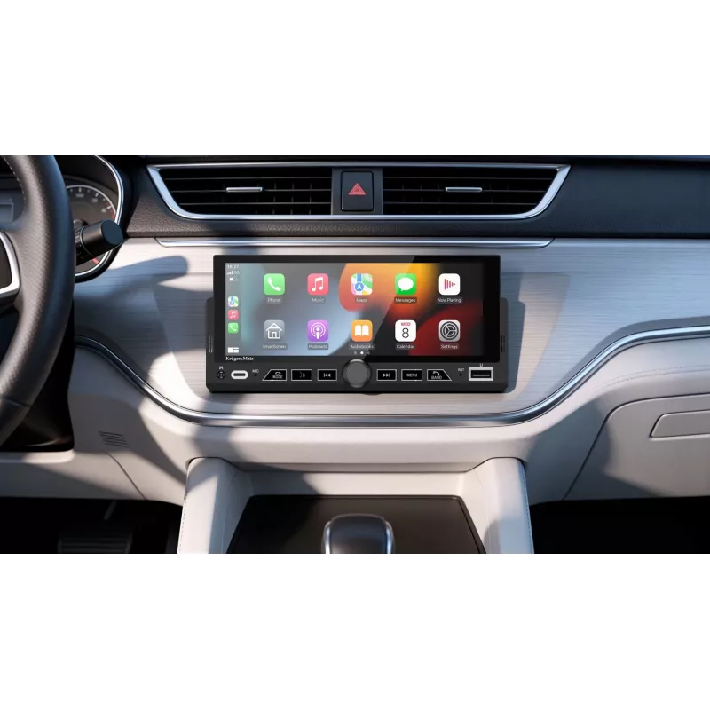 KRUGER & MATZ KM2017 1DIN Car Radio with Apple CarPlay and Android Auto
