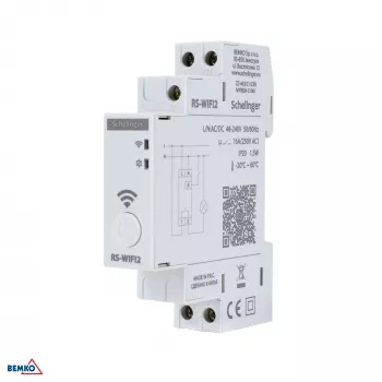 SCHELINGER A26-RS-WIFI2 Astronomical Time Switch, Wi-Fi, 1-Channel, 48-240V AC/DC, 16A, DIN Rail