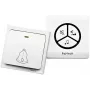 LINBELL G1 Wireless Doorbell, 38 Melodies, 150m Range, IPX7 Waterproof, Plug-in Receiver, Self-powered Transmitter