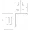 PSG 60.013.01 Overrun Device Support Bracket for Steelpress B-Series