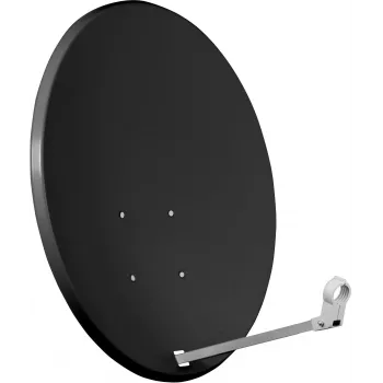 CORAB COR-800SAE-C 80 cm Offset Satellite Dish, Anthracite