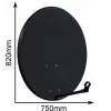 CORAB COR-800SAE-C 80 cm Offset Satellite Dish, Anthracite
