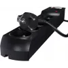 Getfort 5P 1.5m Black Surge Protected Power Strip
