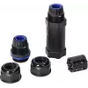 ORNO Straight Cable Connector M25 IP68 5x6mm² 450V/30A OR-AE-13604