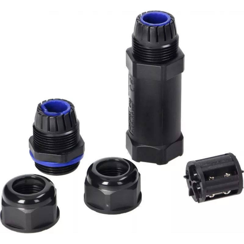 ORNO Straight Cable Connector M25 IP68 5x6mm² 450V/30A OR-AE-13604