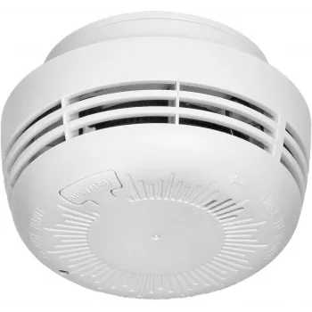ORNO OR-DC-634 Photoelectric Smoke Detector with 9V Battery, 85 dB Alarm, EN 14604