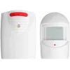 ORNO OR-MA-717 Wireless Entry Chime Kit with PIR Motion Sensor, 433 MHz, 80 m Range, 32 Melodies, IP44 Sensor, White