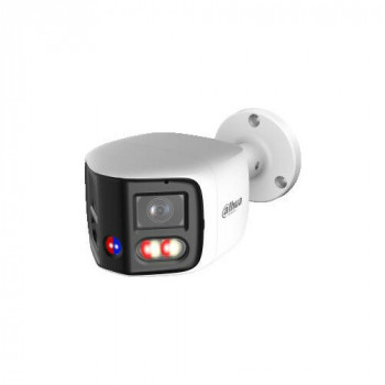 DAHUA IPC-PFW31259S-A180-E2-AS-PV-0280B 5MP Dual-Lens Panoramic Outdoor Network Camera with Active Deterrence, Two-Way Audio, and PoE/Wi-Fi