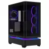 ASUS PRIME AP304 TG ARGB Micro-ATX Mini Tower Case, Tempered Glass, Black