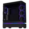 ASUS PRIME AP304 TG ARGB Micro-ATX Mini Tower Case, Tempered Glass, Black