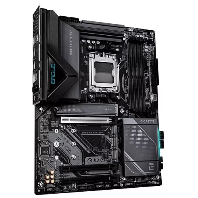 GIGABYTE X870E EAGLE WIFI7 AM5 ATX Motherboard, DDR5, USB4, Wi-Fi 7, 5GbE, 4x M.2