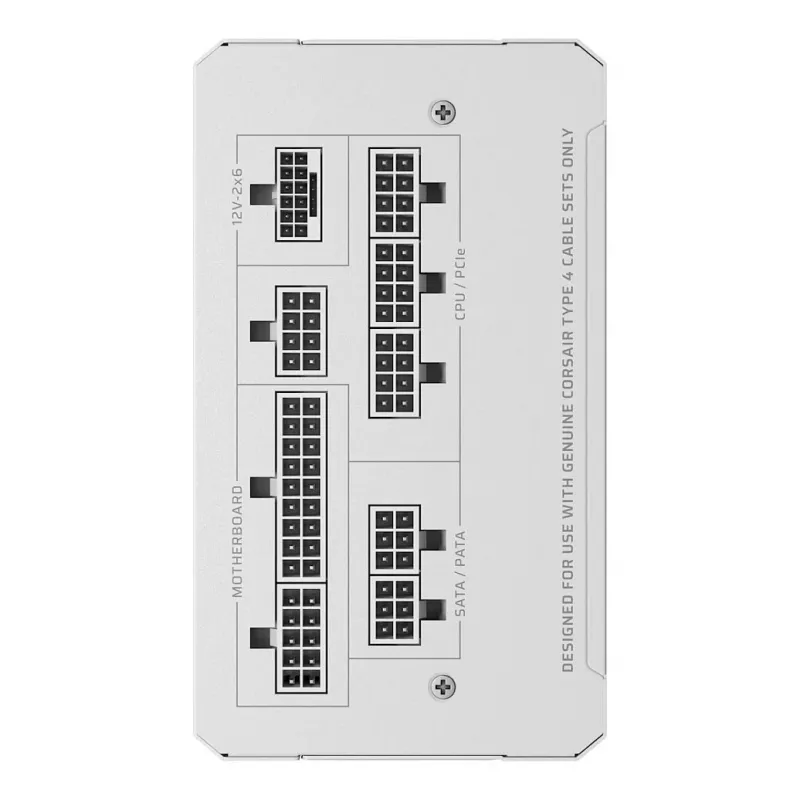 CORSAIR RMe White Series RM1000e 2026 Cybenetics Platinum Certified 1000W Fully Modular ATX 3.0 Power Supply