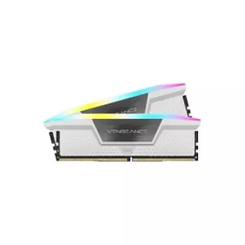 CORSAIR Vengeance RGB 32GB (2x16GB) DDR5 6000MHz CL38 White Dual Channel Kit