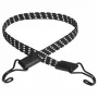 Master Lock Flat Reflective Rubber Tension Rope 3229EURDAT, 100 cm, 40 kg WLL, Black