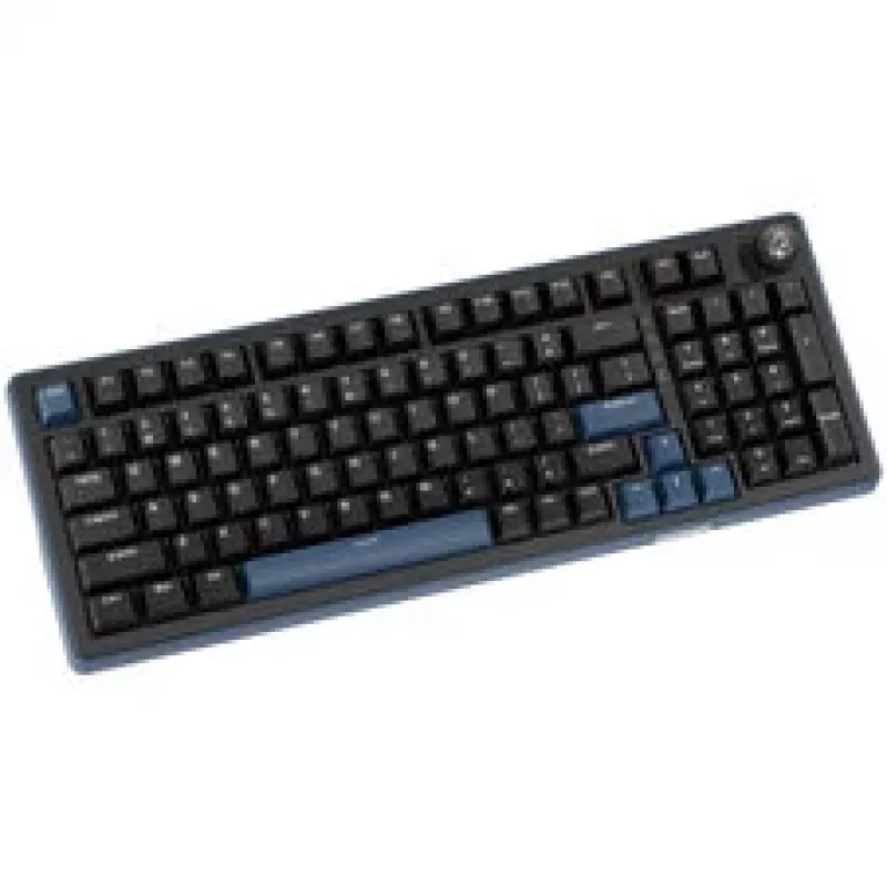 Ducky OK-M 98 Gaming Keyboard, 98% Layout, Hot-Swappable, RGB Backlight, ANSI US, KTT Wine Red Linear Switches