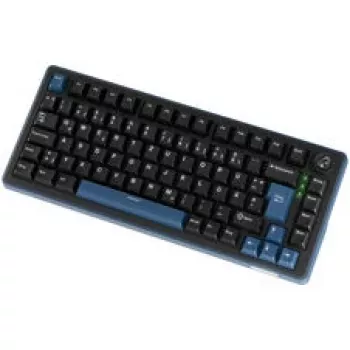 Ducky OK-M 75 Mechanical Gaming Keyboard, 75% Layout, Hot-Swappable KTT Tactile Switches, RGB Backlight, ISO, Black